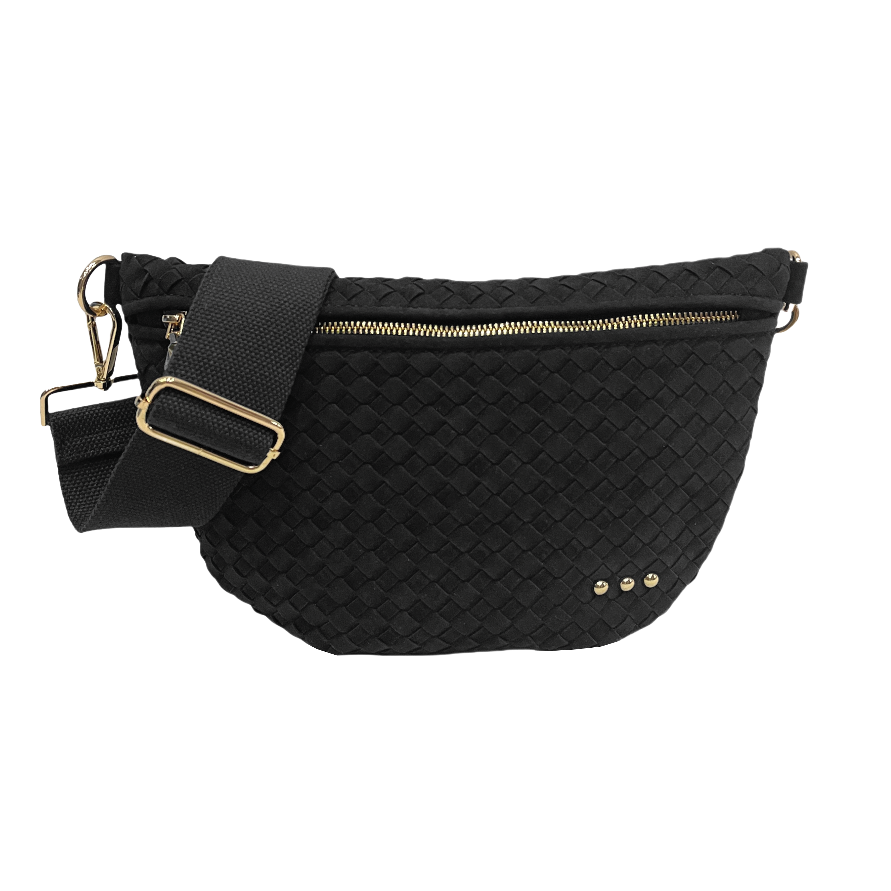 Suede Westlyn Woven Bum Bag