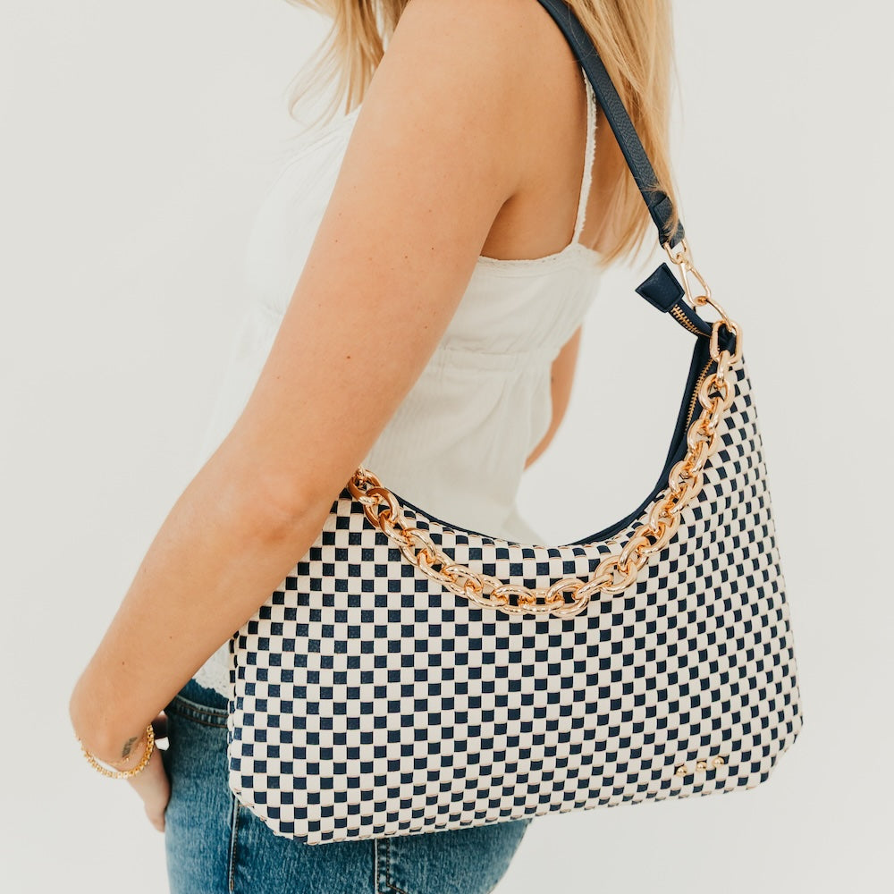 Sienna Slouchy Woven Shoulder Bag - NEW COLORS!